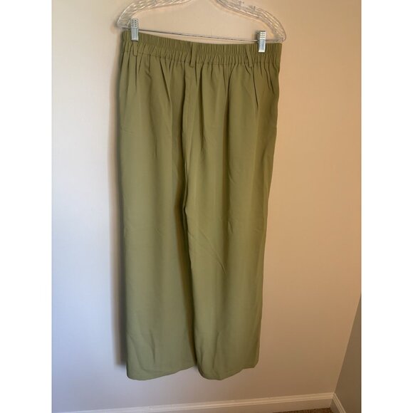 Womens Wide Leg Palazzo Dress Pants with Pockets Size 2XL Lime Green NWT - Picture 12 of 14